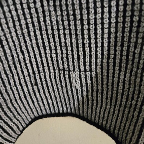 Eileen Fisher 100% Merino Wool Woven Textured Boxy Scoop Neck Sweater Size M - Picture 7 of 7